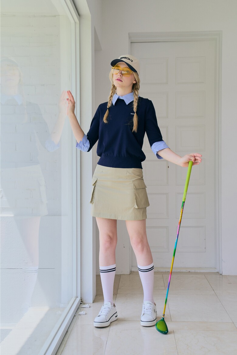 미니 스커트 모델 착용 이미지-S1L26