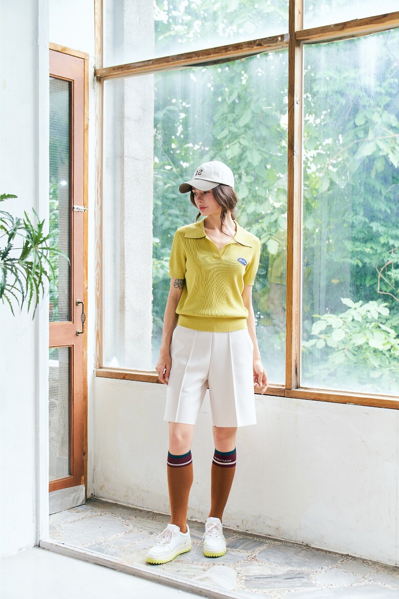 반팔 티셔츠 모델 착용 이미지-S1L23