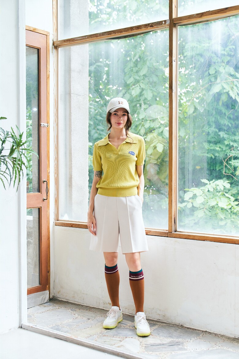 반팔 티셔츠 모델 착용 이미지-S1L26