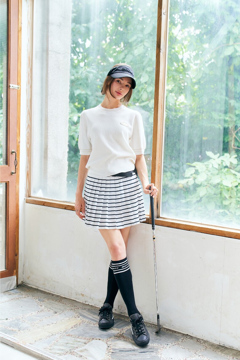 반팔 티셔츠 모델 착용 이미지-S1L23