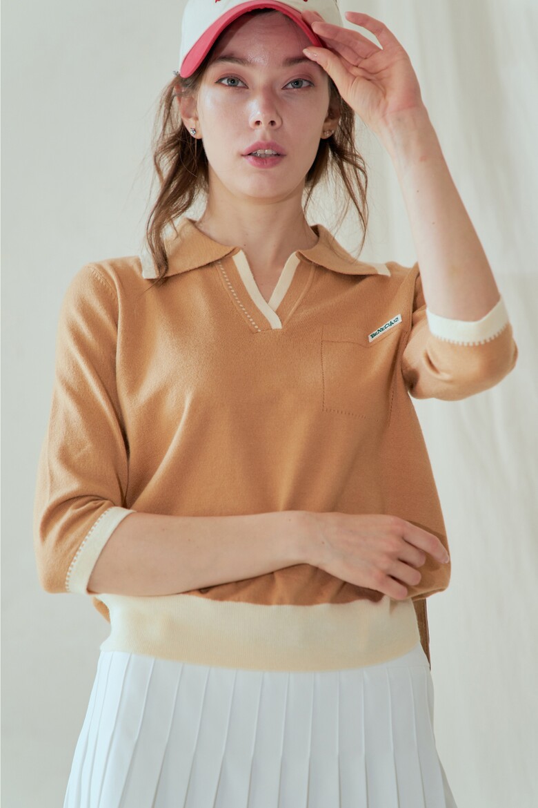 긴팔 티셔츠 모델 착용 이미지-S1L22