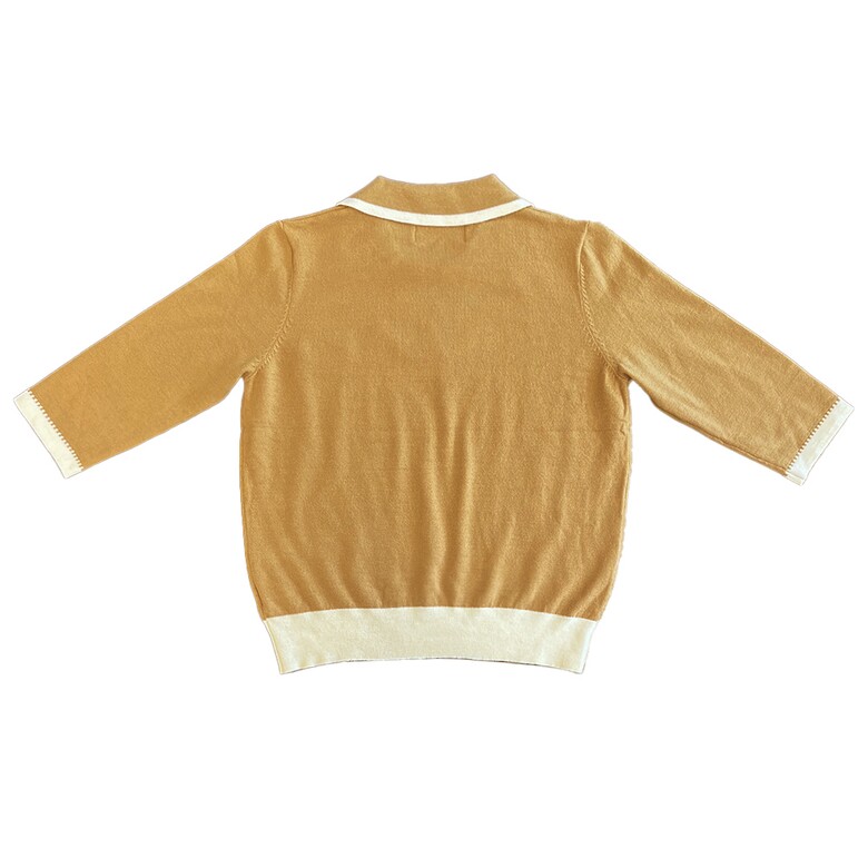 긴팔 티셔츠 머스타드 색상 이미지-S2L2