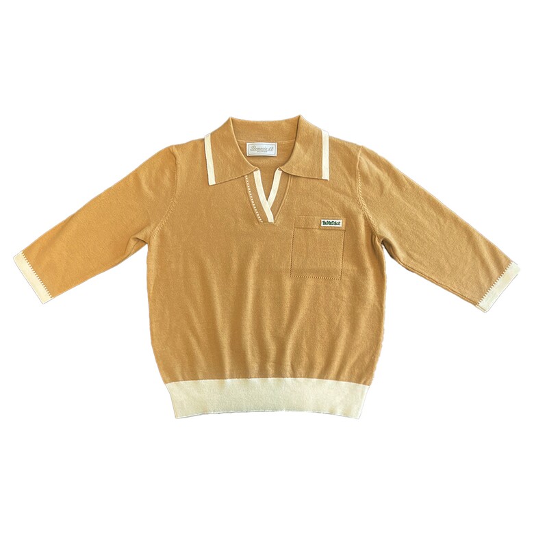 긴팔 티셔츠 머스타드 색상 이미지-S2L1