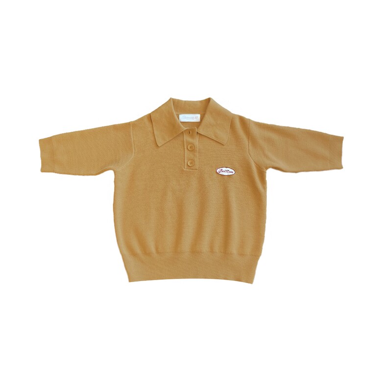 반팔 티셔츠 머스타드 색상 이미지-S4L1