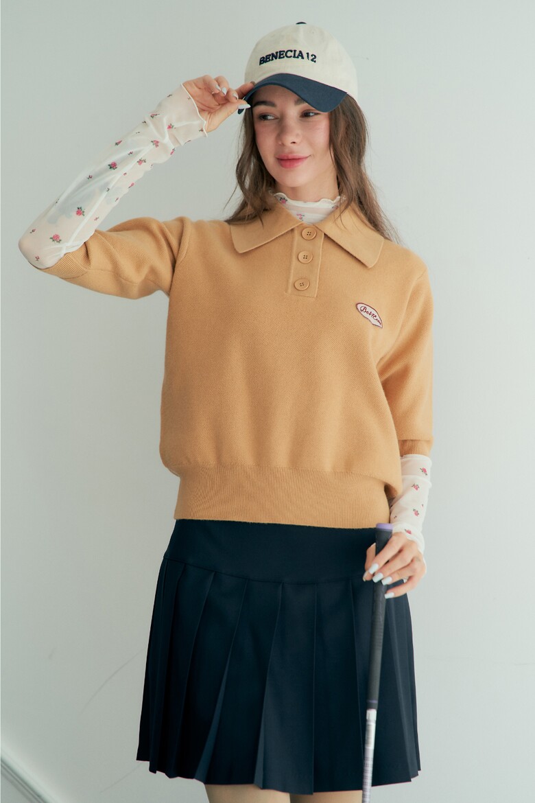 반팔 티셔츠 모델 착용 이미지-S1L4