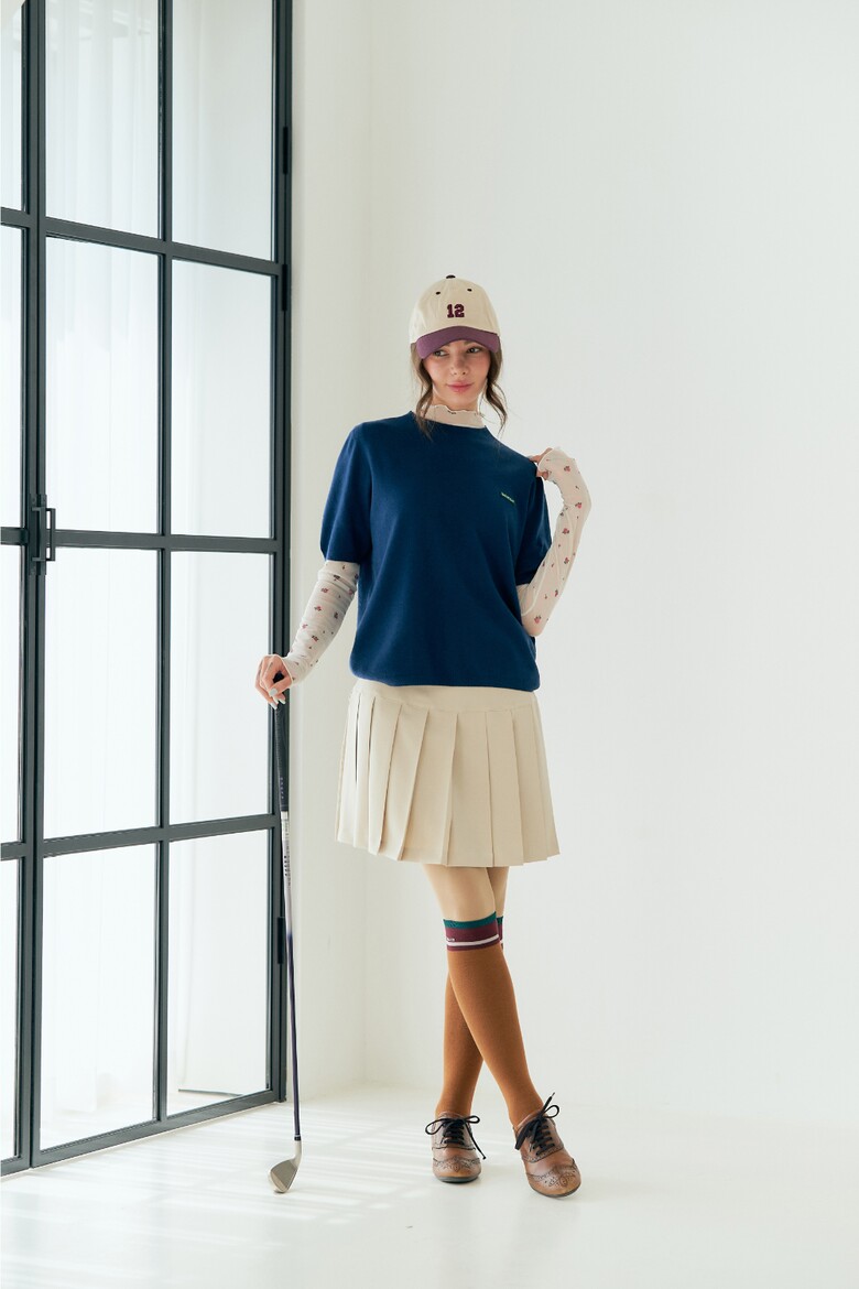 반팔 티셔츠 모델 착용 이미지-S1L26