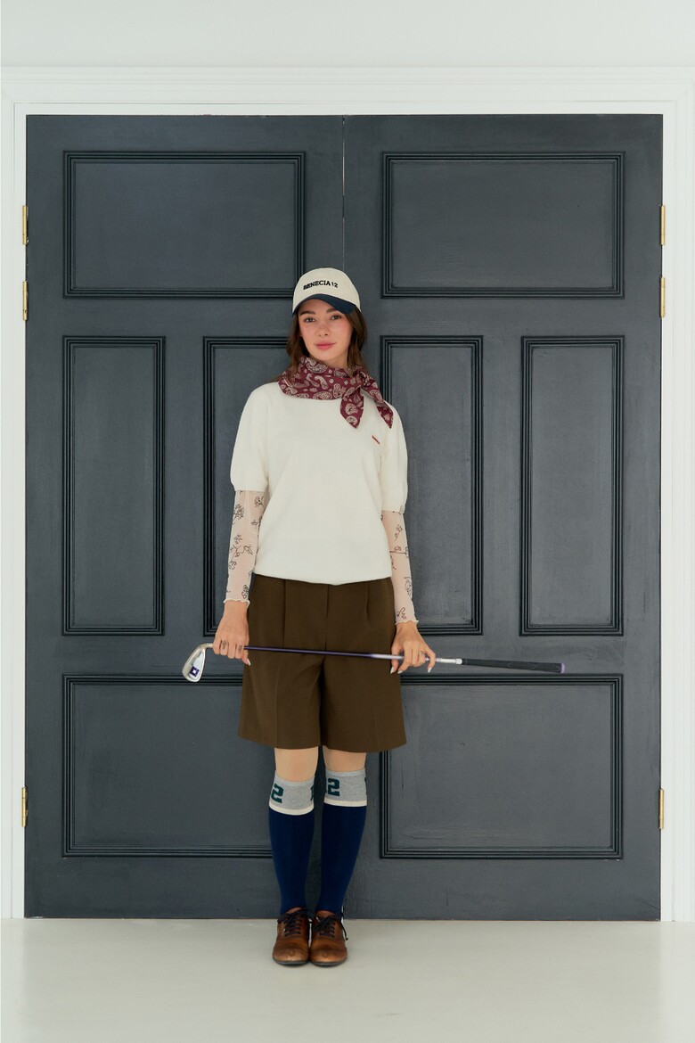 반팔 티셔츠 모델 착용 이미지-S1L23