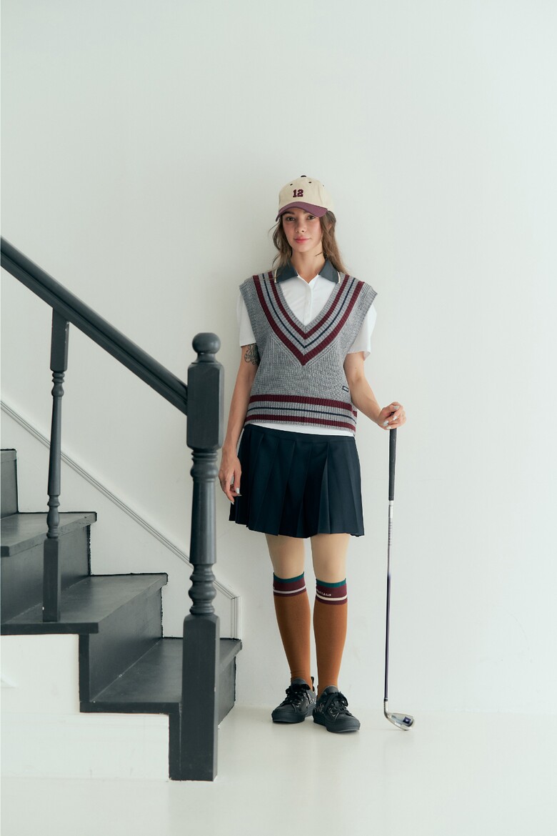 민소매 모델 착용 이미지-S1L25