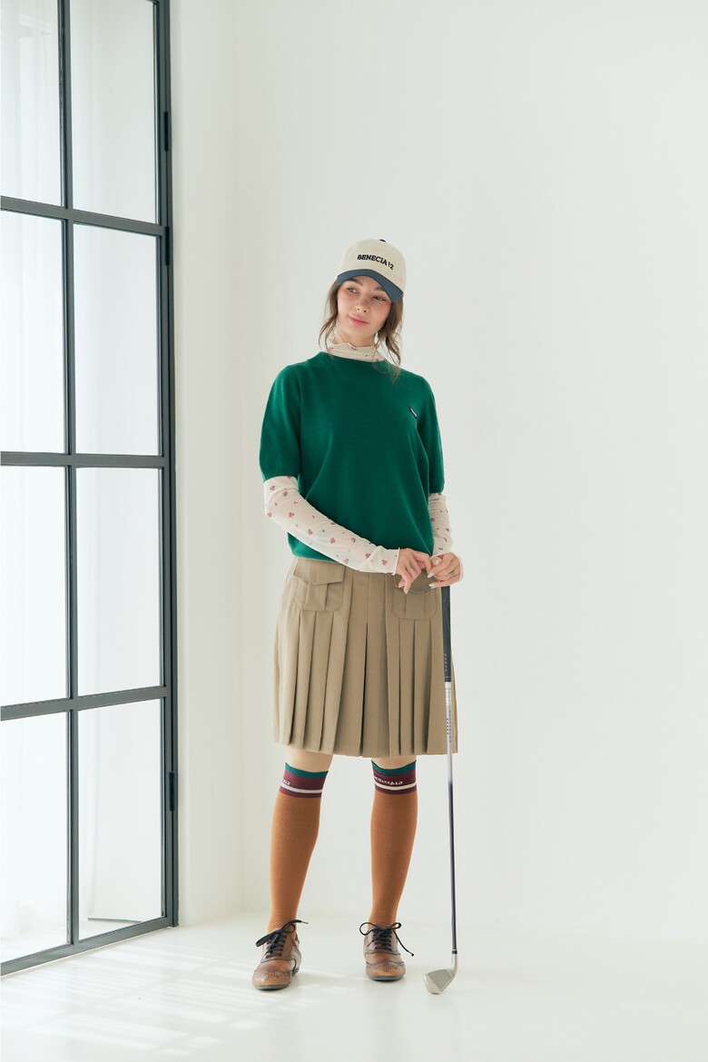 반팔 티셔츠 모델 착용 이미지-S1L18