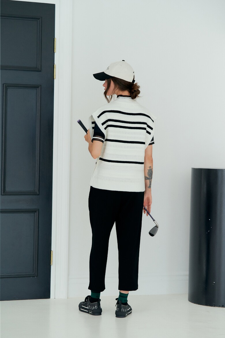 반팔 티셔츠 모델 착용 이미지-S1L15