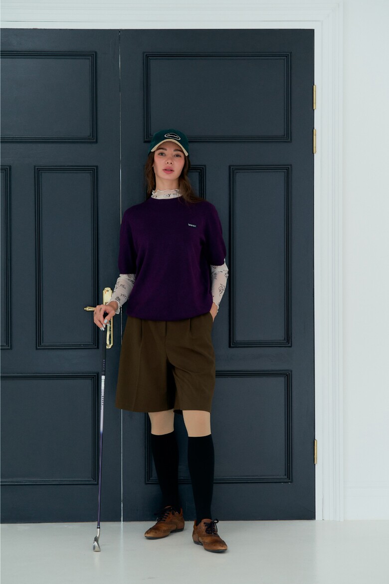 반팔 티셔츠 모델 착용 이미지-S1L24