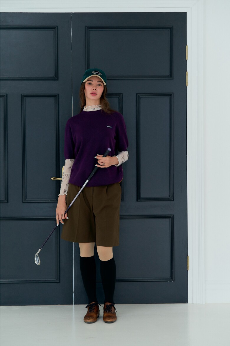 반팔 티셔츠 모델 착용 이미지-S1L23