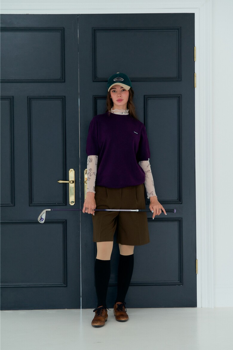 반팔 티셔츠 모델 착용 이미지-S1L22