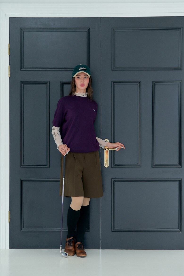 반팔 티셔츠 모델 착용 이미지-S1L15