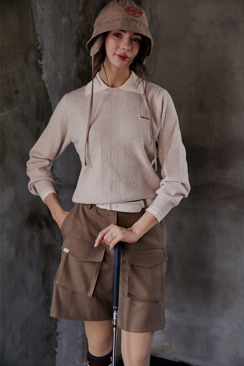 긴팔 티셔츠 모델 착용 이미지-S1L12