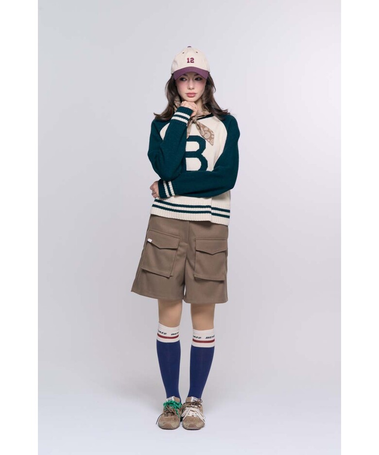 긴팔 티셔츠 모델 착용 이미지-S1L22