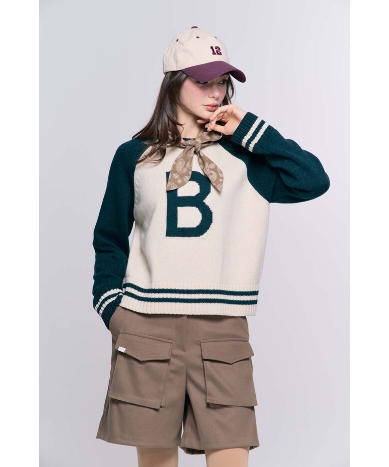 긴팔 티셔츠 모델 착용 이미지-S1L14