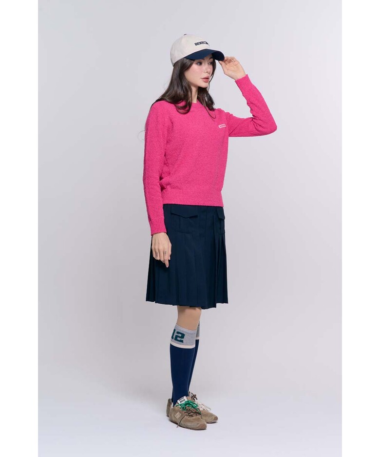 긴팔 티셔츠 모델 착용 이미지-S1L24