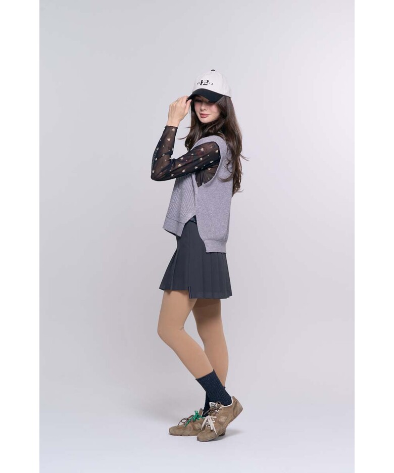 미니 스커트 모델 착용 이미지-S1L5