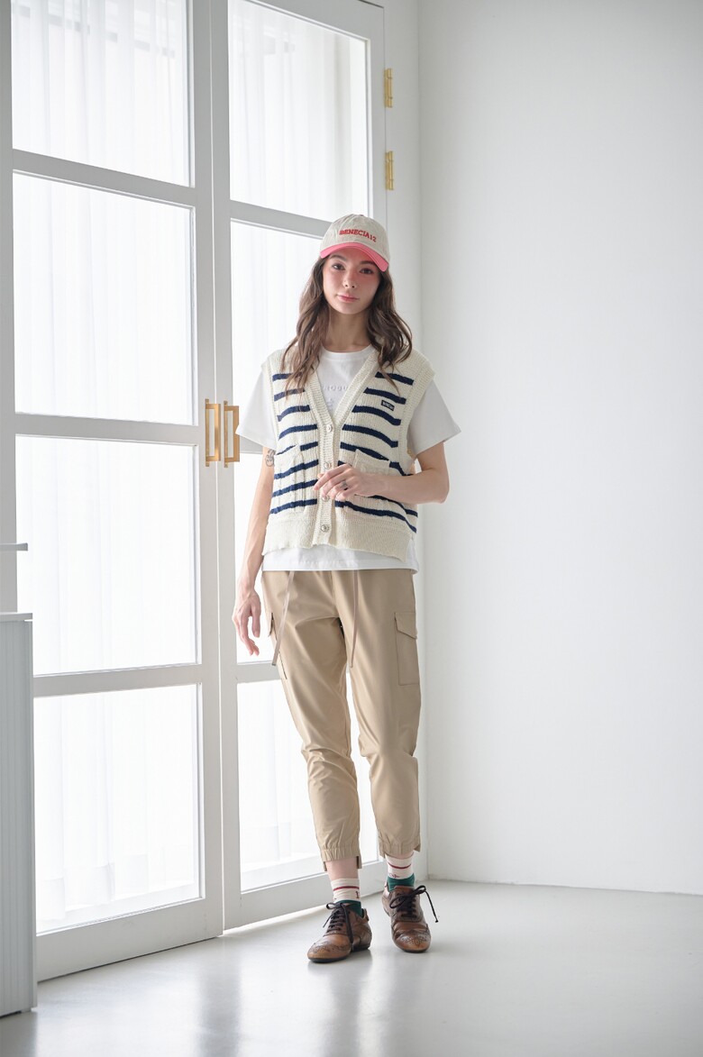 반팔 티셔츠 모델 착용 이미지-S1L24