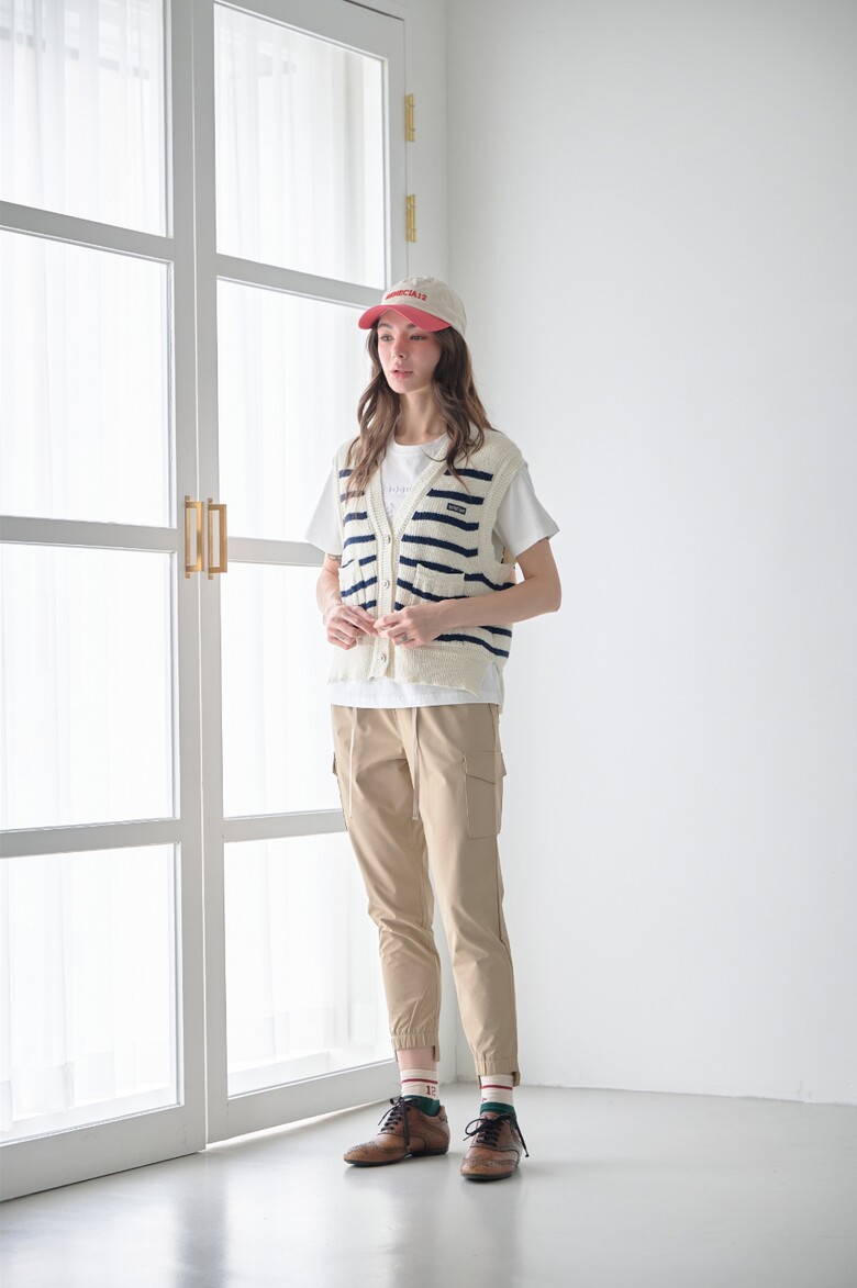 반팔 티셔츠 모델 착용 이미지-S1L22