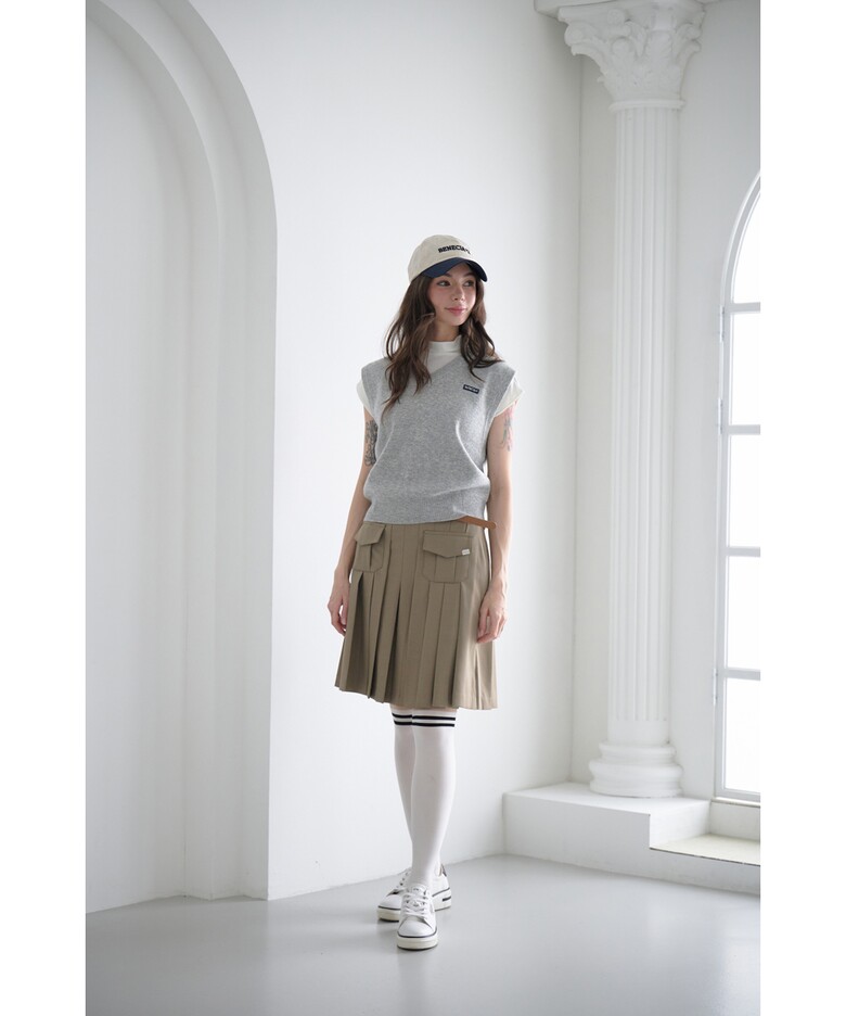 민소매 모델 착용 이미지-S1L34