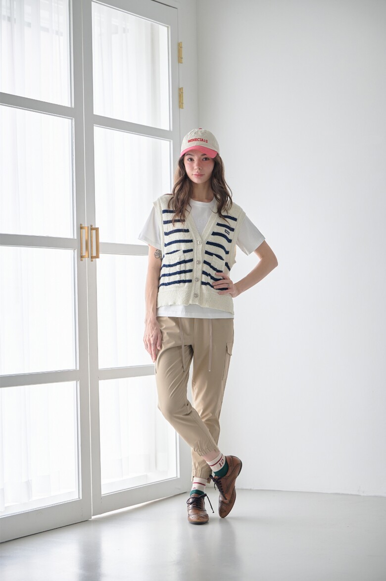 반팔 티셔츠 모델 착용 이미지-S1L25