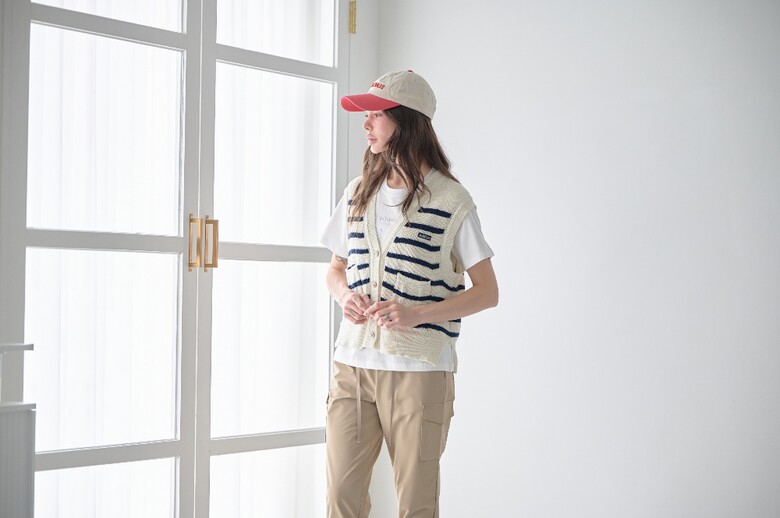 반팔 티셔츠 모델 착용 이미지-S1L21