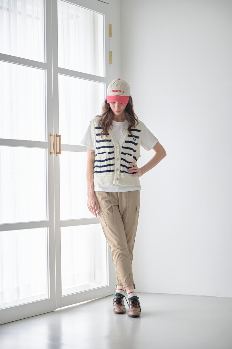 반팔 티셔츠 모델 착용 이미지-S1L26