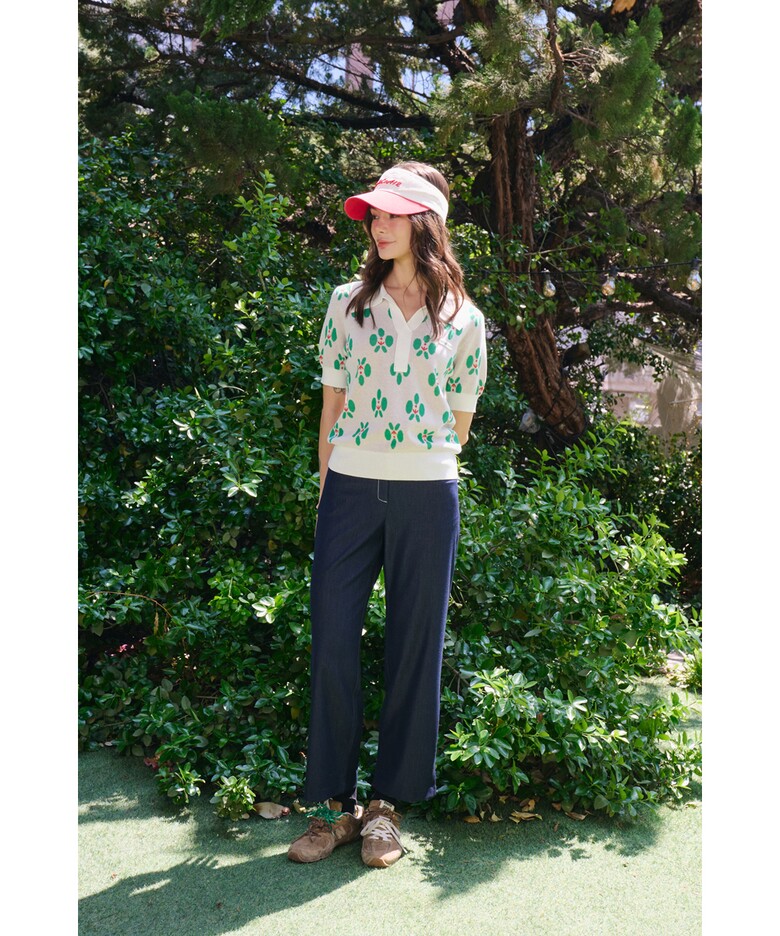 반팔 티셔츠 모델 착용 이미지-S1L9