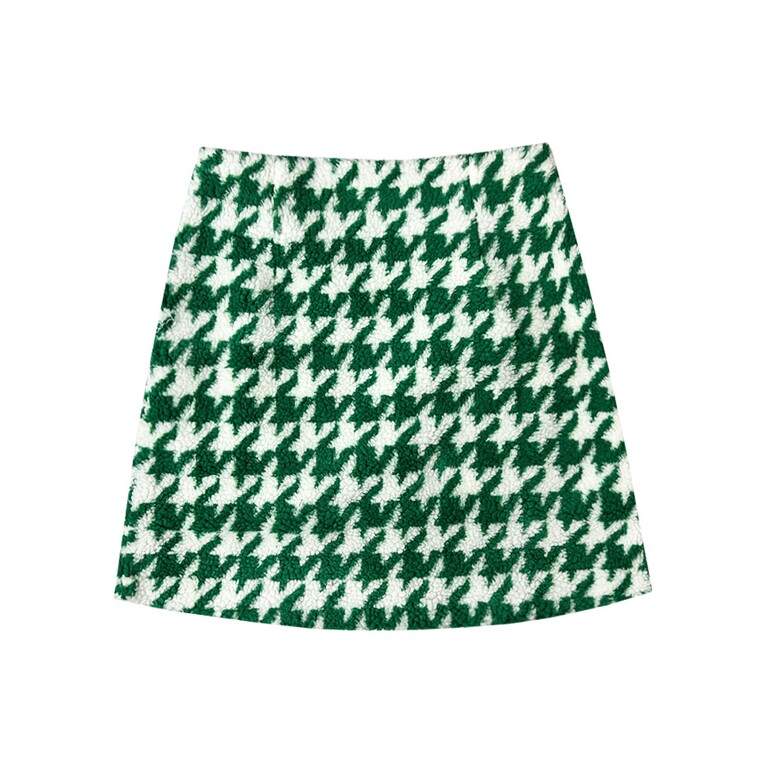 미니 스커트 그린 색상 이미지-S1L2