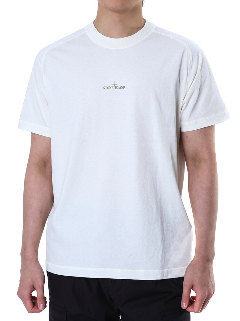 반팔 티셔츠 측면 실루엣컷