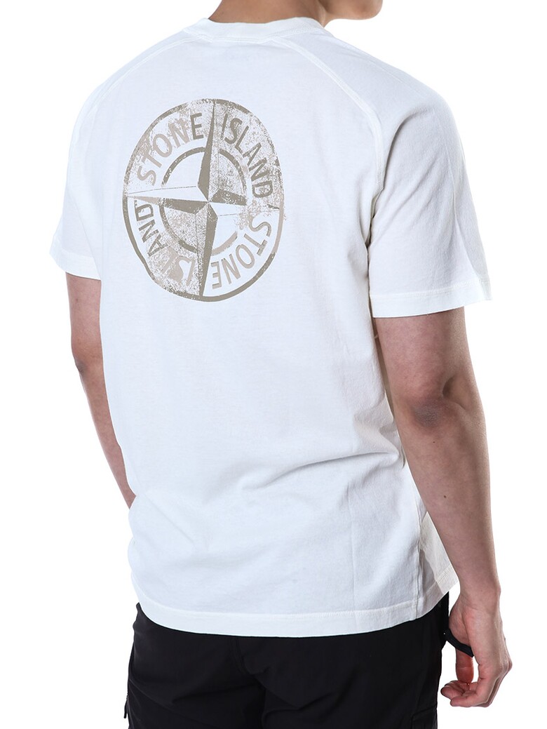 반팔 티셔츠 측면 실루엣컷